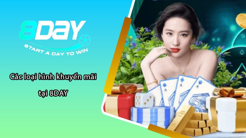 Các loại hình khuyến mãi tại 8DAY